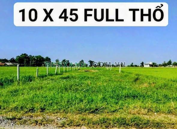 Bán Đất 450m² Xã Mỹ Hạnh Bắc, Huyện Đức Hòa, L.A 1.9 Tỷ