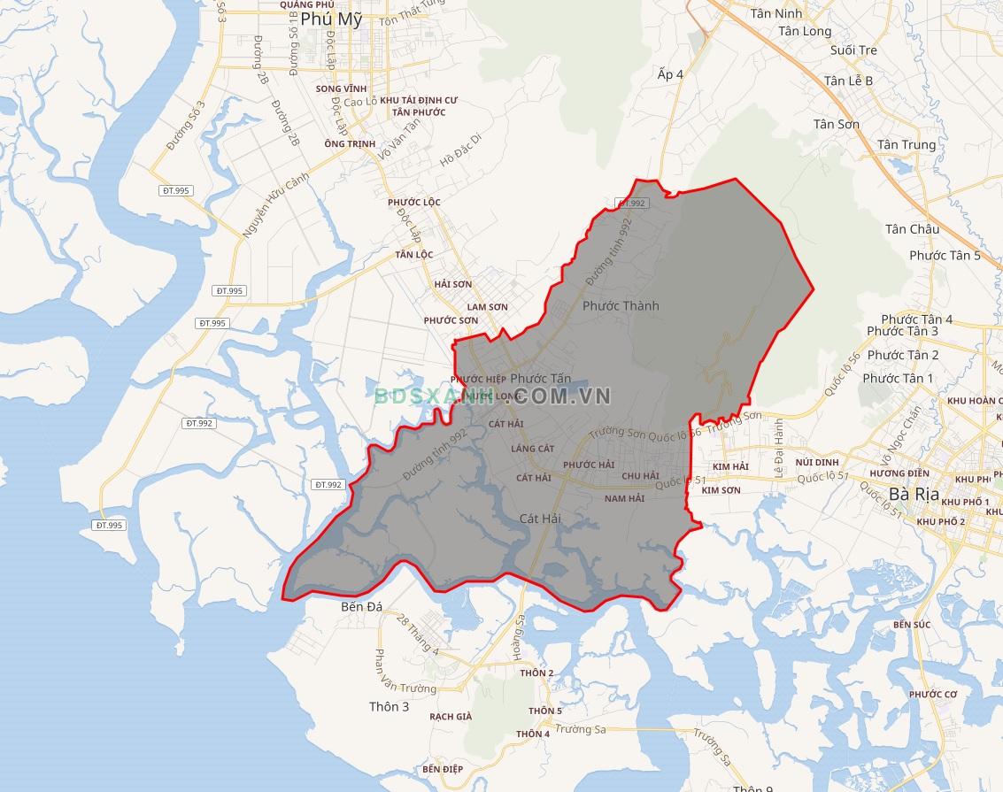 MAP Phường Tân Hải TP Hồ Chí Minh
