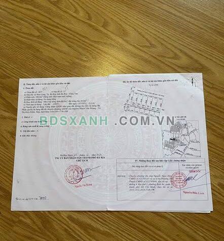 Bán Đất 100m² Trục Chính KDC Lan Anh 2, Xã Hoà Long, TP. Bà Rịa – 1.18 Tỷ