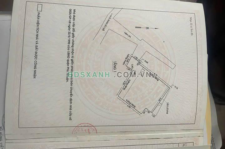 Bán nhà Đường Phan Tây Hồ, Phường 7, Quận Phú Nhuận 76m2, 5.35 tỷ