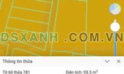 Bán Đất Kp4 Hắc Dịch 5x19m, Phường Hắc Dịch, TP Phú Mỹ 899Tr