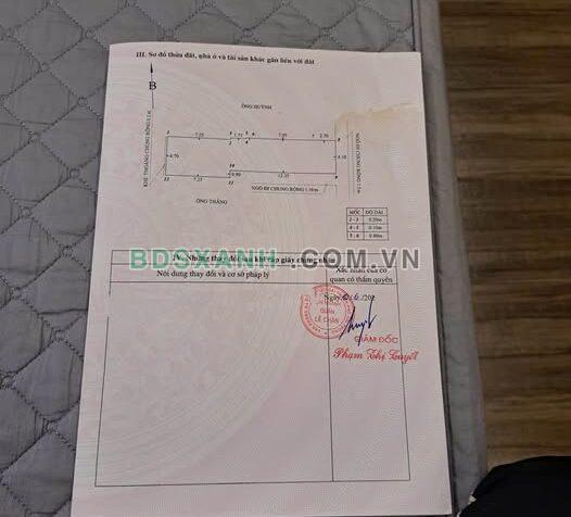 Bán đất Phường Hàng Kênh, Quận Lê Chân 83.8m2, 4 tỷ TL