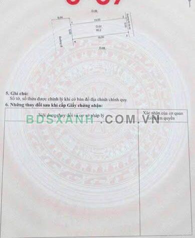 Bán đất 95m² khu đấu giá Vàn Gợi, Xã Viên Sơn, Huyện Sơn Tây chỉ 4,x tỷ