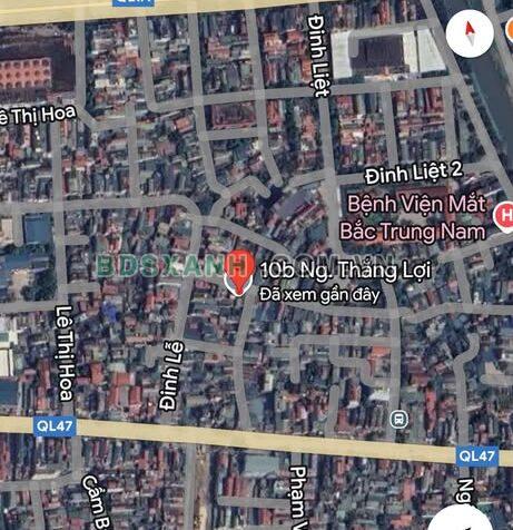 Bán nhà Ngõ Thắng Lợi, P. Hạc Thành, TP Thanh Hóa 58m² giá 3.15 tỷ