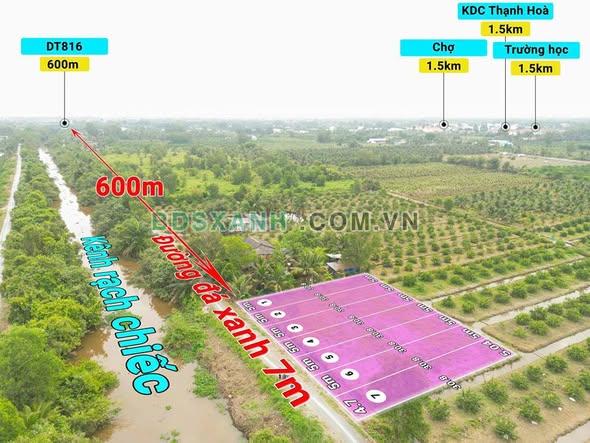 Bán 150m² Xã Thạnh Hoà, H. Gò Dầu, Tây Ninh giá từ 495tr