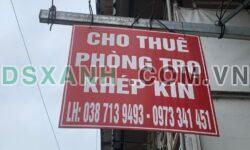Cho thuê phòng trọ Tổ 6 P. Hưng Thành, TP. Tuyên Quang