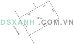 Bán đất nền Xã Nghi Liên, TP. Vinh 118.1m2 chỉ 1.x tỷ.