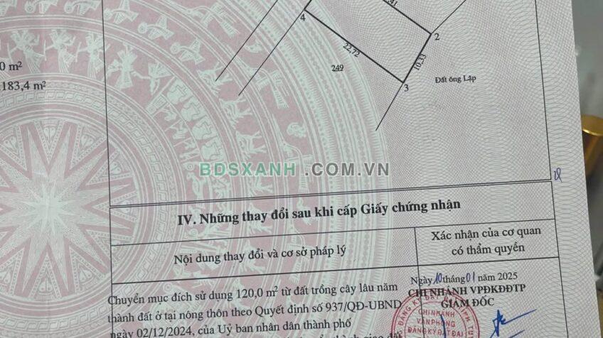 Bán đất 10x24m TDP Đồng Lem, Phường An Tường, TP Tuyên Quang