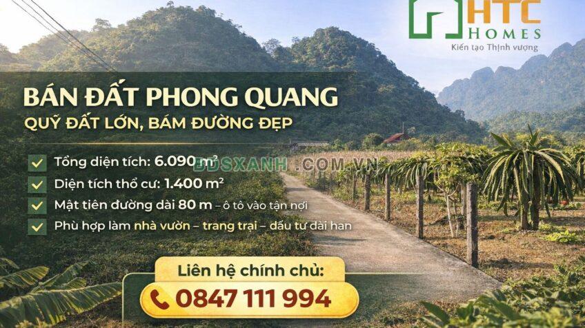 Bán Đất Tổ 12 Trần Phú, P. Hà Giang 2, TP Tuyên Quang, 10x60m, 6xx Tr