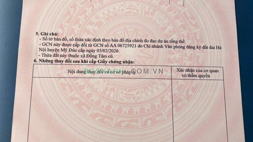 Bán Đất 85m² Xã Phúc Sơn, Huyện Mỹ Đức, Hà Nội 1.4 Tỷ