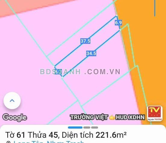 Bán Đất MT Nguyễn Hữu Cảnh, Xã Long Tân, H. Nhơn Trạch, 3.xx tỷ