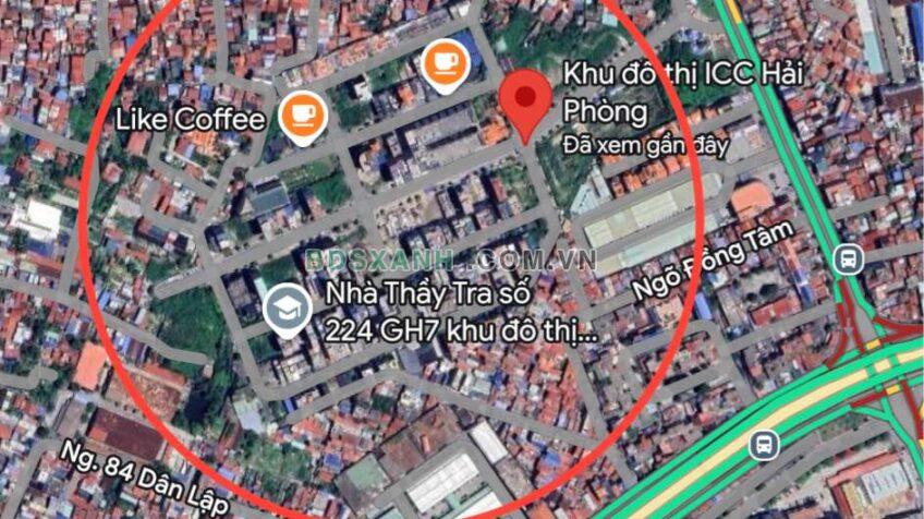 Bán đất Quán Mau, P. Lạch Tray, Q. Ngô Quyền, TP. Hải Phòng 150m2 >180tr/m2