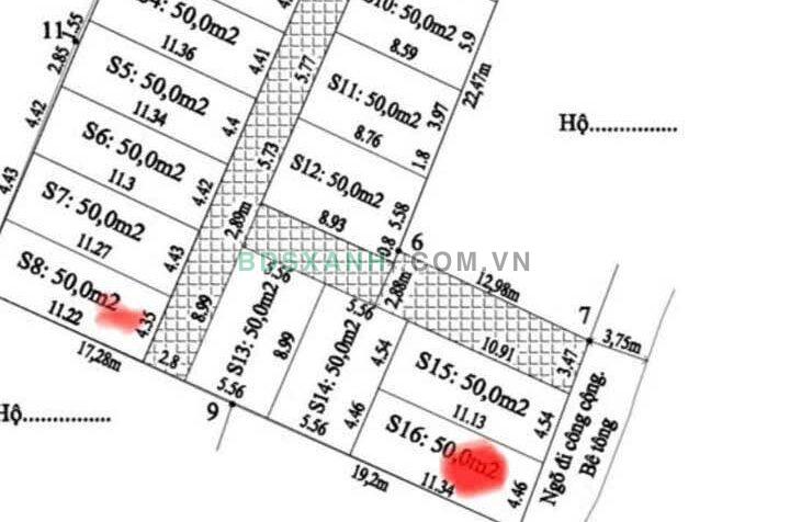 Bán Đất 50m2 Kiều Hạ, Xã Quốc Tuấn, Huyện An Dương, 7xx triệu
