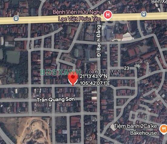 Bán Đất KĐT Hùng Vương, Phường Hùng Vương, TP Phúc Yên 96m², 5X Tr/m²