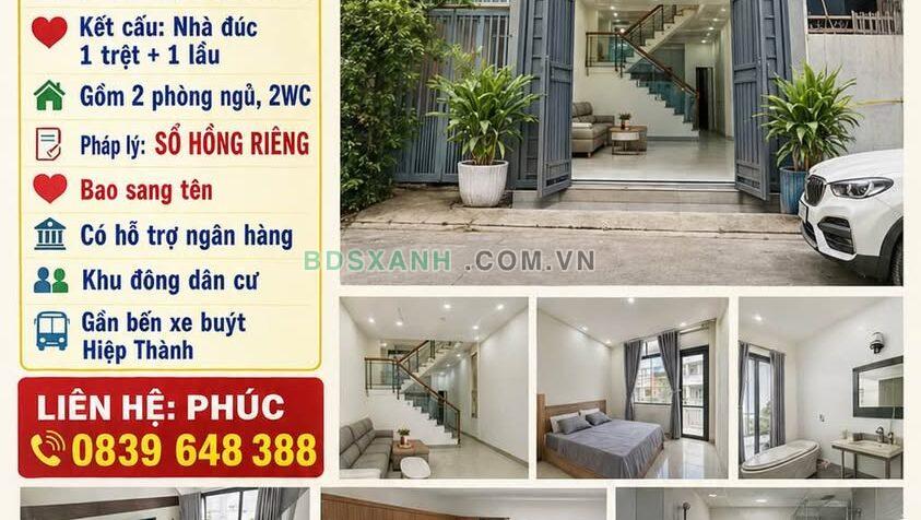 Bán nhà 30m² Phường Hiệp Thành, Quận 12 giá 3.19 tỷ, vào ở ngay
