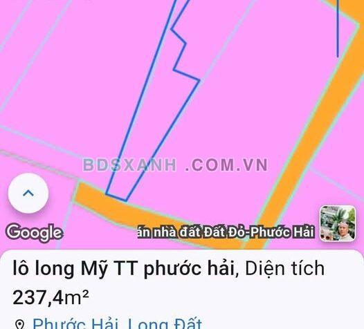 Bán Đất Xã Phước Hải, H. Đất Đỏ 240m² TC, Giá 650tr