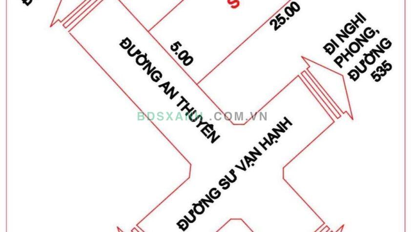 Bán Đất Mặt Đường An Thuyên, P. Vinh Lộc, TP. Vinh – 125m2, Giá 3.4x tỷ