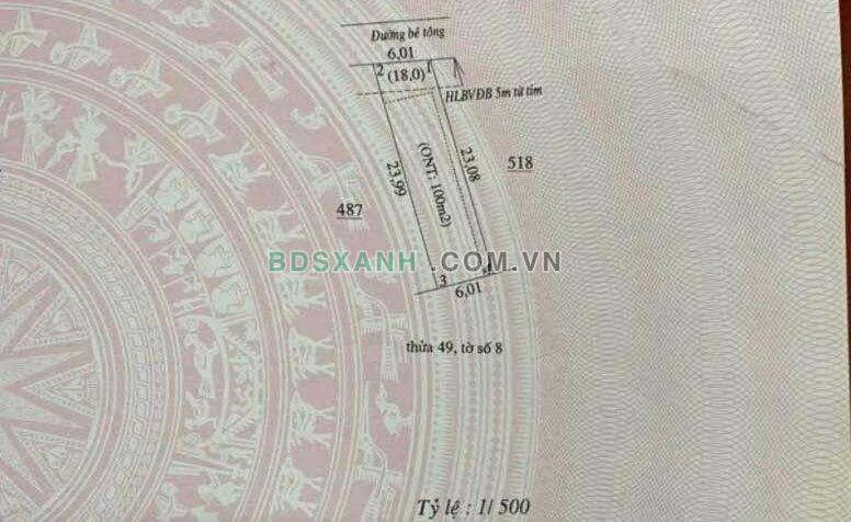Bán đất tặng nhà 144m2 Xã Minh Hưng, Chơn Thành giá 6xx triệu