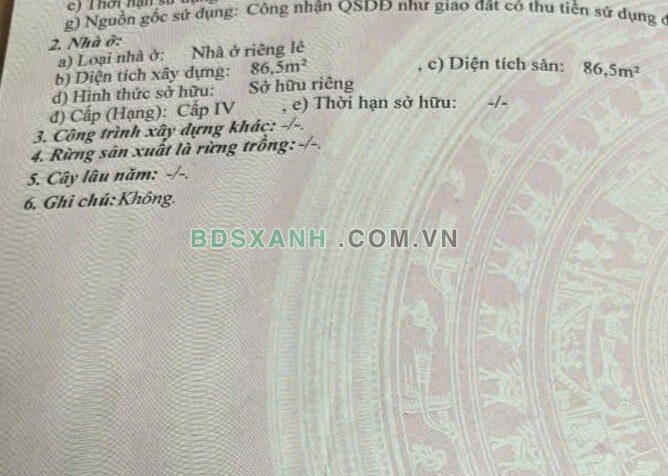 Bán 2 Lô Xã Hòa Khương, Huyện Hòa Vang, 258.1m2, 6.5x tỷ